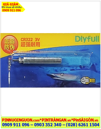 Pin CR322 _Pin phao câu cá CR322, Pin gắn phao câu cá đêm Dlyfull CR322 lithium 3v chính hãng